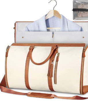 Large Capacity Travel Duffle Bag Women's Handbag Folding Suit Bag Waterproof Clothes Totes