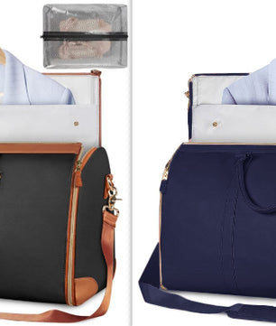 Large Capacity Travel Duffle Bag Women's Handbag Folding Suit Bag Waterproof Clothes Totes