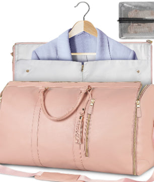 Large Capacity Travel Duffle Bag Women's Handbag Folding Suit Bag Waterproof Clothes Totes