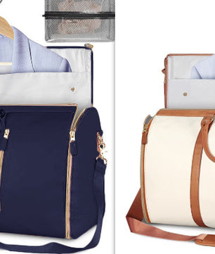 Large Capacity Travel Duffle Bag Women's Handbag Folding Suit Bag Waterproof Clothes Totes