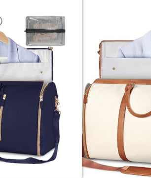 Large Capacity Travel Duffle Bag Women's Handbag Folding Suit Bag Waterproof Clothes Totes