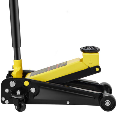 Low Profile Floor Jack 3 Ton Heavy Steel Single Piston Hydraulic