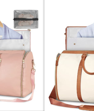 Large Capacity Travel Duffle Bag Women's Handbag Folding Suit Bag Waterproof Clothes Totes