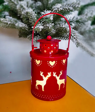 Christmas Candle Lights LED Small Lanterns Wind Lights Electronic Candles Nordic Style Creative Holiday Decoration Decorations