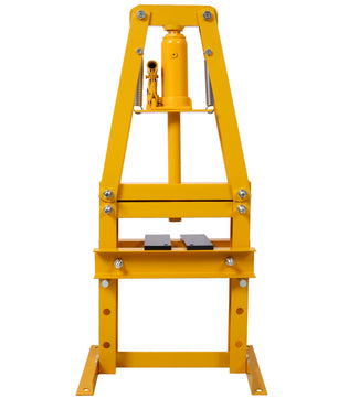 Hydraulic Power Units, 6-Ton Benchtop Hydraulic A-Frame Shop Press With Press Plates, Hydraulic 6 Ton Garage Floor Adjustable Shop Press With Plates, Hydraulic Press, Hydraulic Shop Press,Yellow
