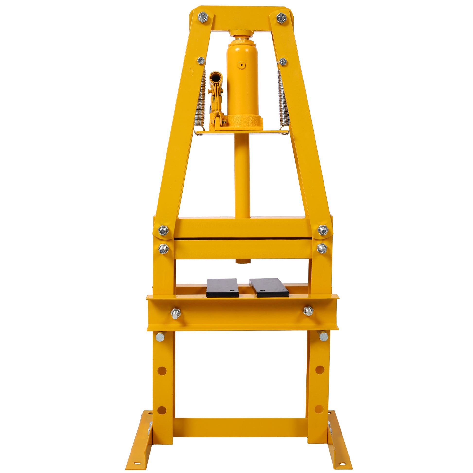 Hydraulic Power Units, 6-Ton Benchtop Hydraulic A-Frame Shop Press With Press Plates, Hydraulic 6 Ton Garage Floor Adjustable Shop Press With Plates, Hydraulic Press, Hydraulic Shop Press,Yellow