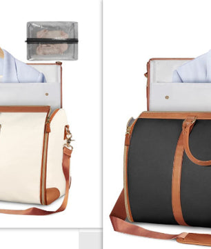 Large Capacity Travel Duffle Bag Women's Handbag Folding Suit Bag Waterproof Clothes Totes