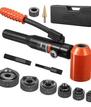 Knockout Punch Set, 10 Ton Hydraulic Knockout Set, 1/2