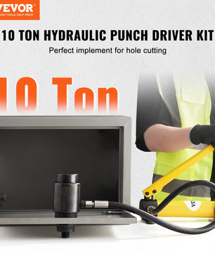 10 Ton Hydraulic Knockout Punch Kit, 1/2