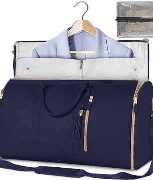 Large Capacity Travel Duffle Bag Women's Handbag Folding Suit Bag Waterproof Clothes Totes