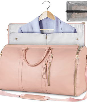 Large Capacity Travel Duffle Bag Women's Handbag Folding Suit Bag Waterproof Clothes Totes